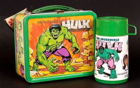 incredible hulk lunch box 1978